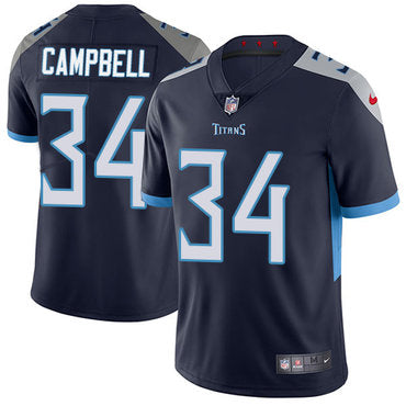 Nike Tennessee Titans 34 Earl Campbell Navy Blue Alternate Mens Stitched Nfl Vapor Untouchable Limited Jersey