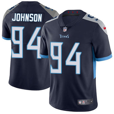 Nike Tennessee Titans 94 Austin Johnson Navy Blue Alternate Mens Stitched Nfl Vapor Untouchable Limited Jersey