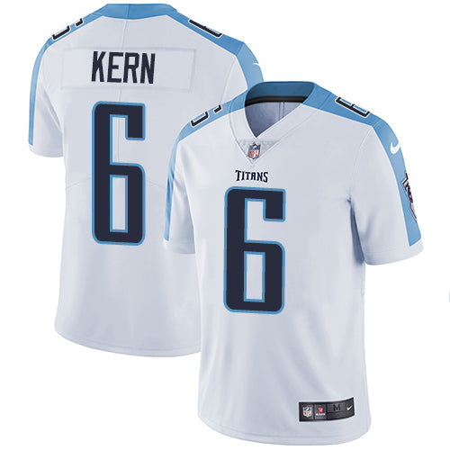 Nike Titans 6 Brett Kern White Mens Stitched Nfl Vapor Untouchable Limited Jersey