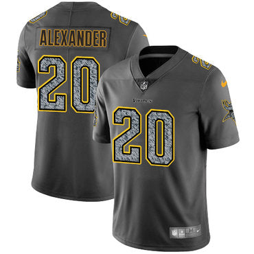 Nike Vikings 20 Mackensie Alexander Gray Static Mens Stitched Nfl Vapor Untouchable Limited Jersey