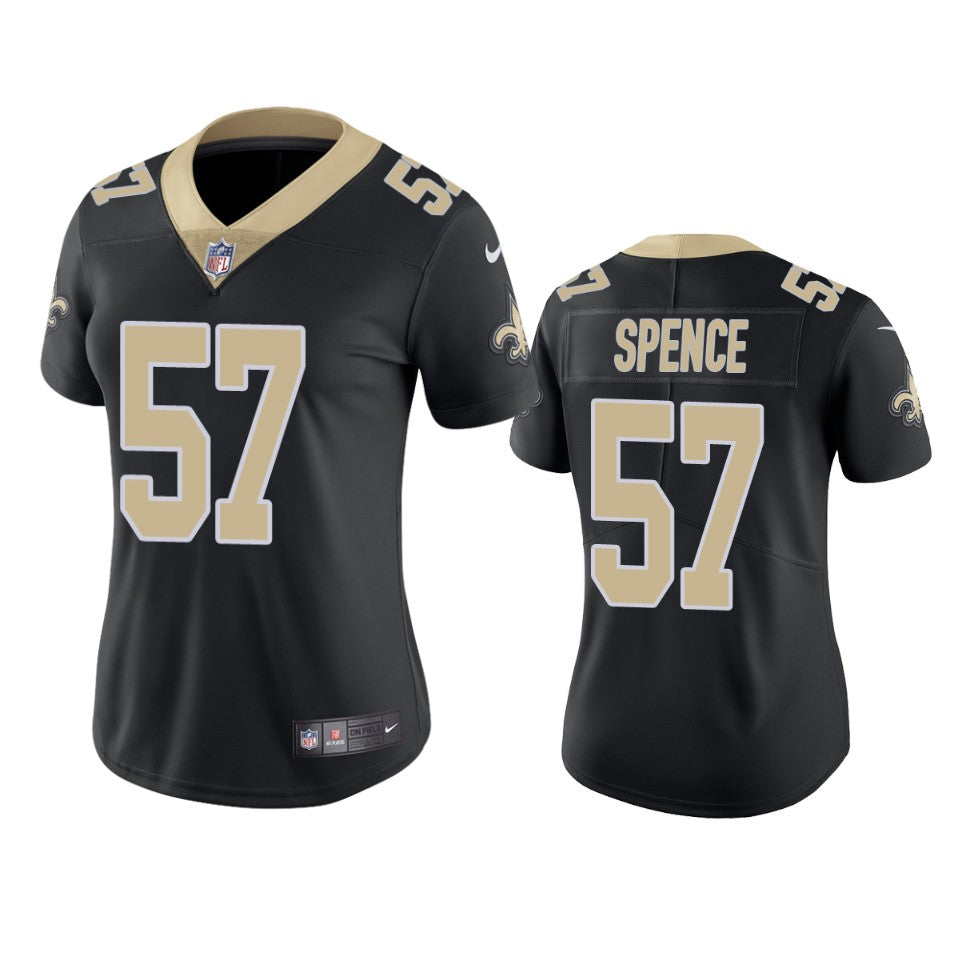Noah Spence New Orleans Saints Black Vapor Limited Jersey