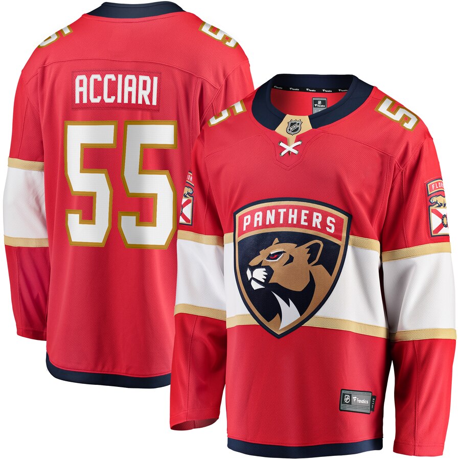 Noel Acciari Florida Panthers Fanatics Branded Breakaway Player Jersey Red