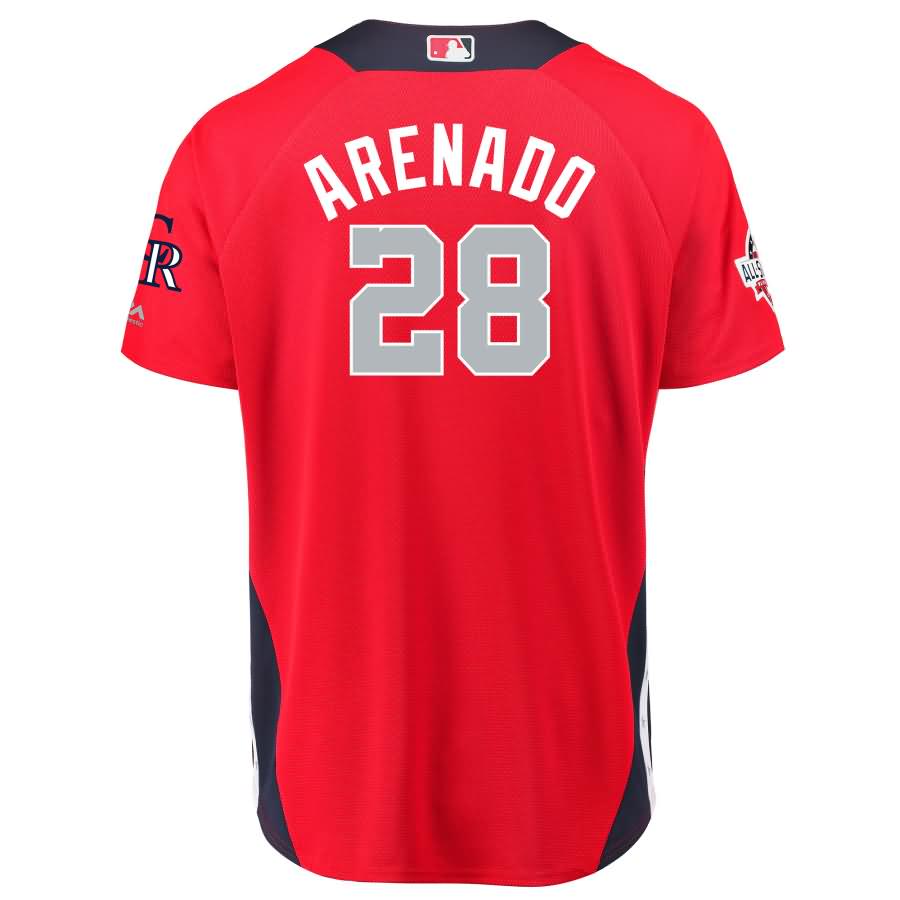 Nolan Arenado National League Majestic 2018 Mlb All star Game Home Run Derby Player Jersey Red