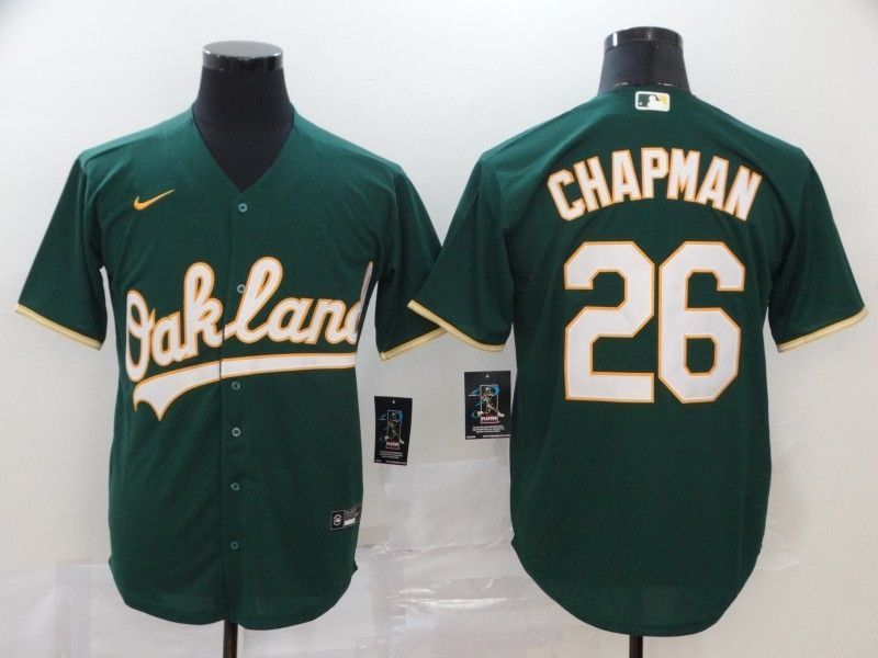 Oakland Athletics Matt Chapman 26 2020 Mlb Green Jersey