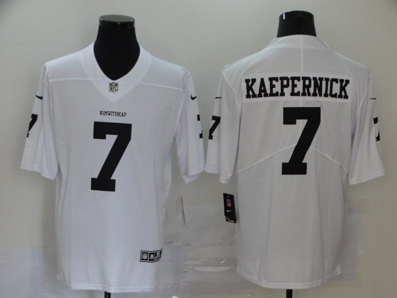 Oakland Raiders Colin Kaepernick 7 Nfl 2020 White Jersey