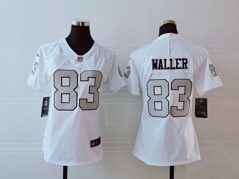 Oakland Raiders Darren Waller 83 Nfl 2020 White Womens Jersey