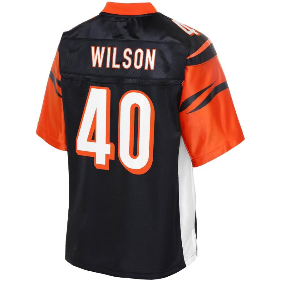 On Wilson Cincinnati Bengals Nfl Pro Line Player Jersey Black