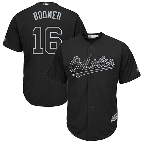 Orioles 16 Trey Mancini Black Boomer Players Weekend Cool Base Stitched Baseball Jersey
