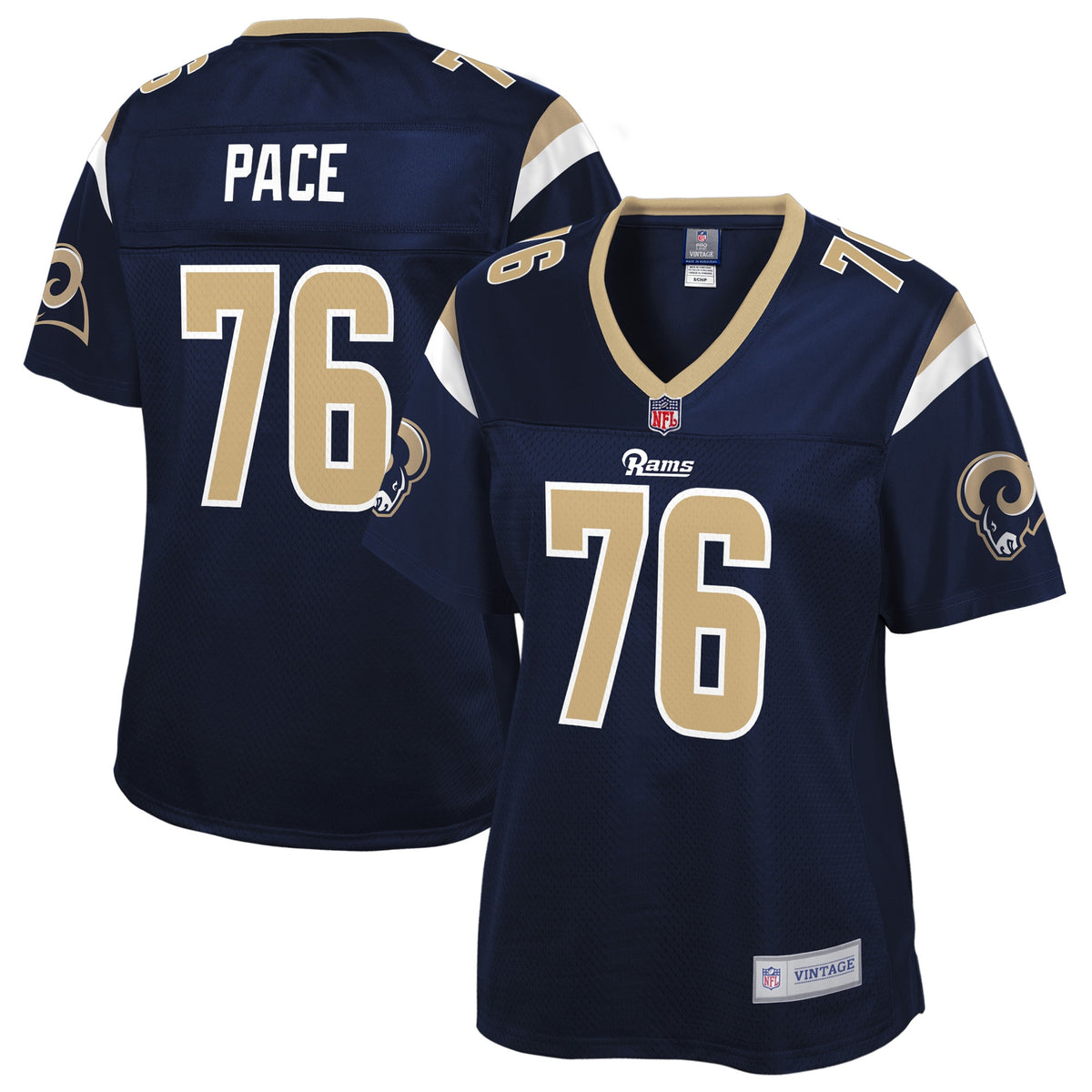 Orlando Pace St Louis Rams Nfl Pro Line Womens Retired Player Jersey Navy