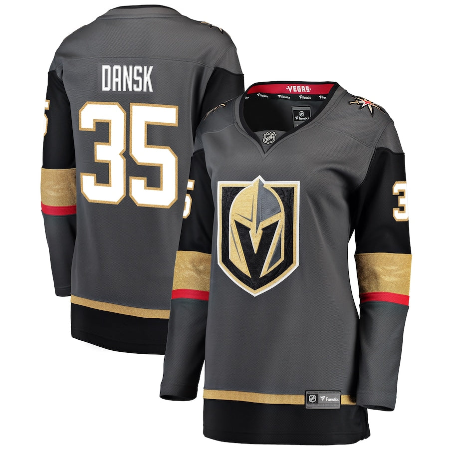 Oscar Dansk Vegas Golden Knights Fanatics Branded Womens Breakaway Player Jersey Black