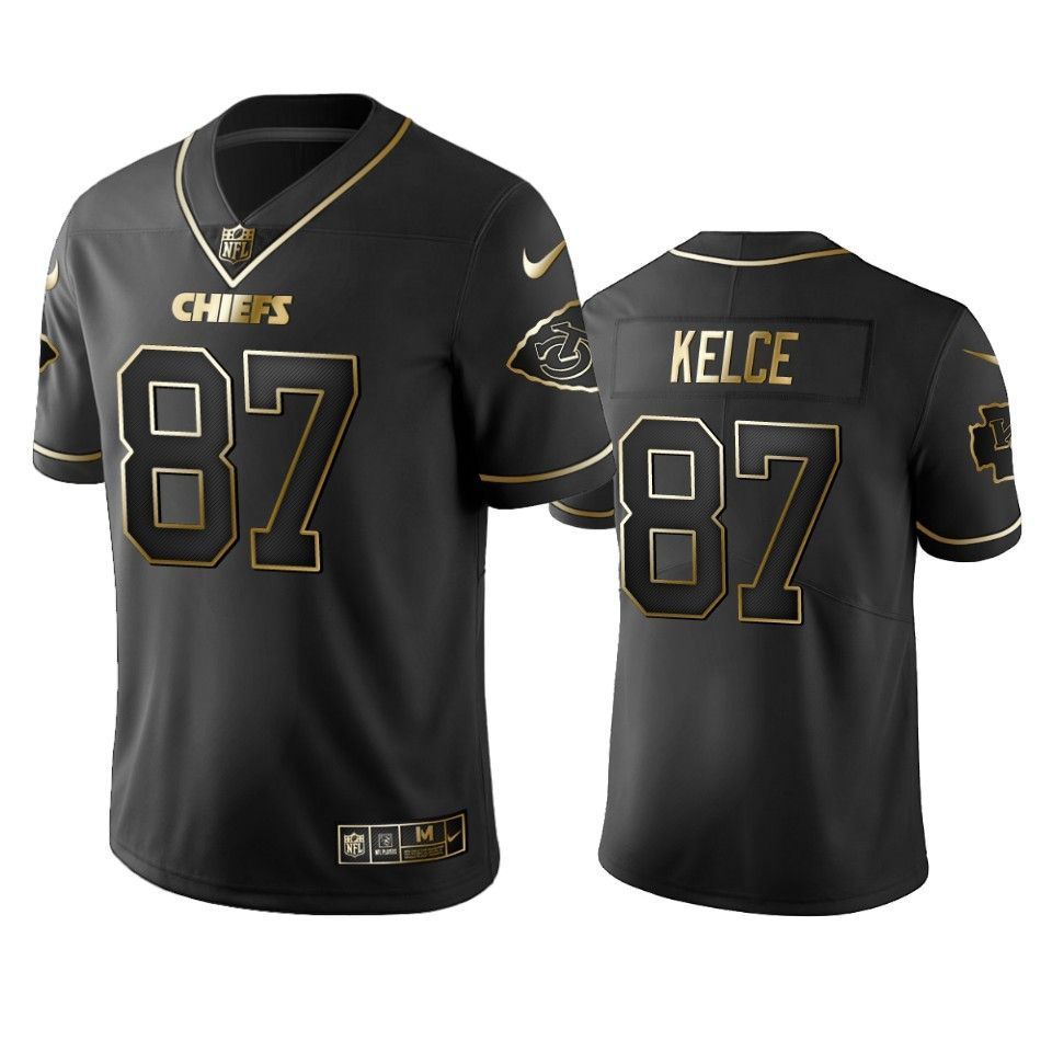 Patrick Mahomes Ii 15 Kansas City Chiefs 2020 Nfl Black Golden Jersey Jersey