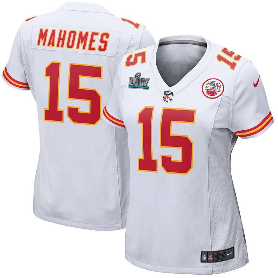 Patrick Mahomes Kansas City Chiefs Nike Womens Super Bowl Liv Game Jersey White