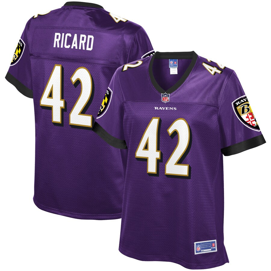 Patrick Ricard Baltimore Ravens Nfl Pro Line Womens Team Color Player Jersey Purple