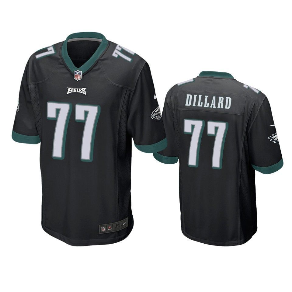 Philadelphia Eagles Andre Dillard 2019 Nfl Draft Black Game Jersey