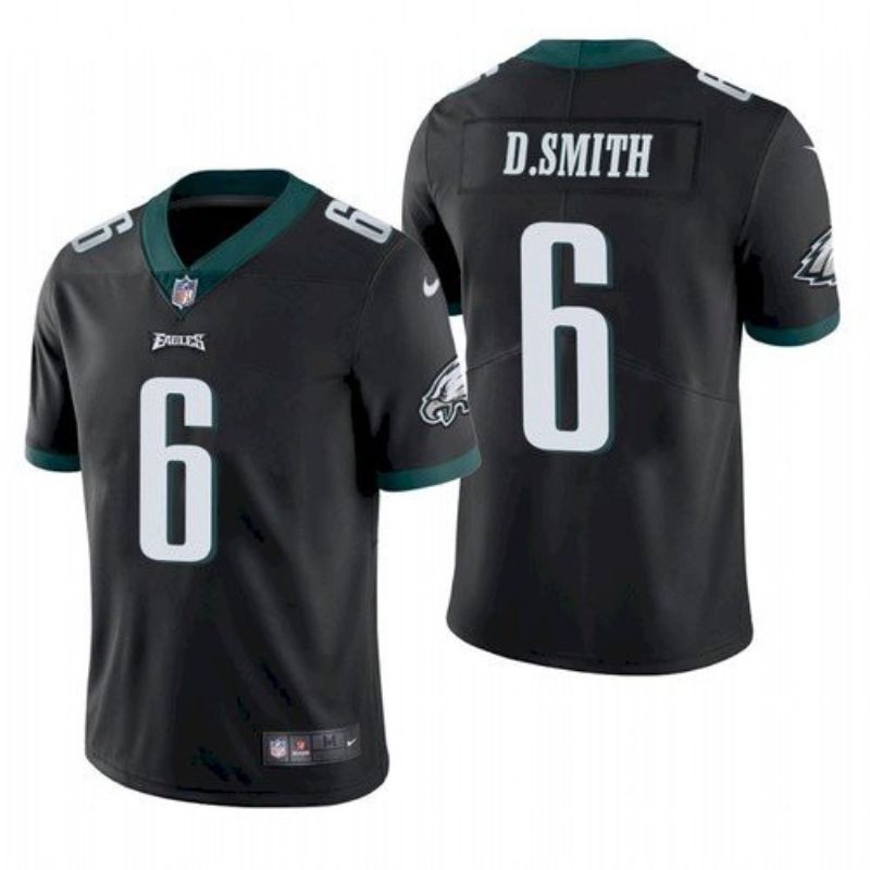 Philadelphia Eagles Devonta Smith 6 2021 Draft Nfl Black Jersey For Fans
