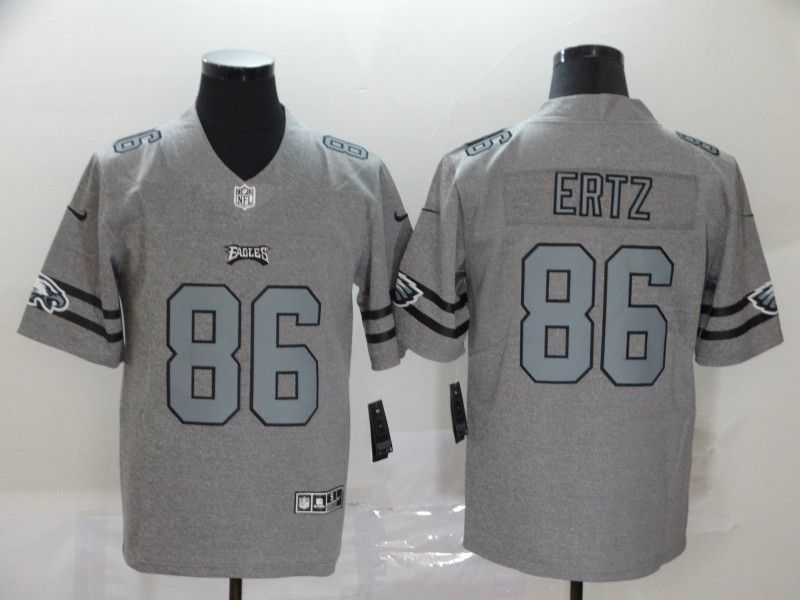 Philadelphia Eagles Zach Ertz 86 Nfl 2020 Grey Jersey