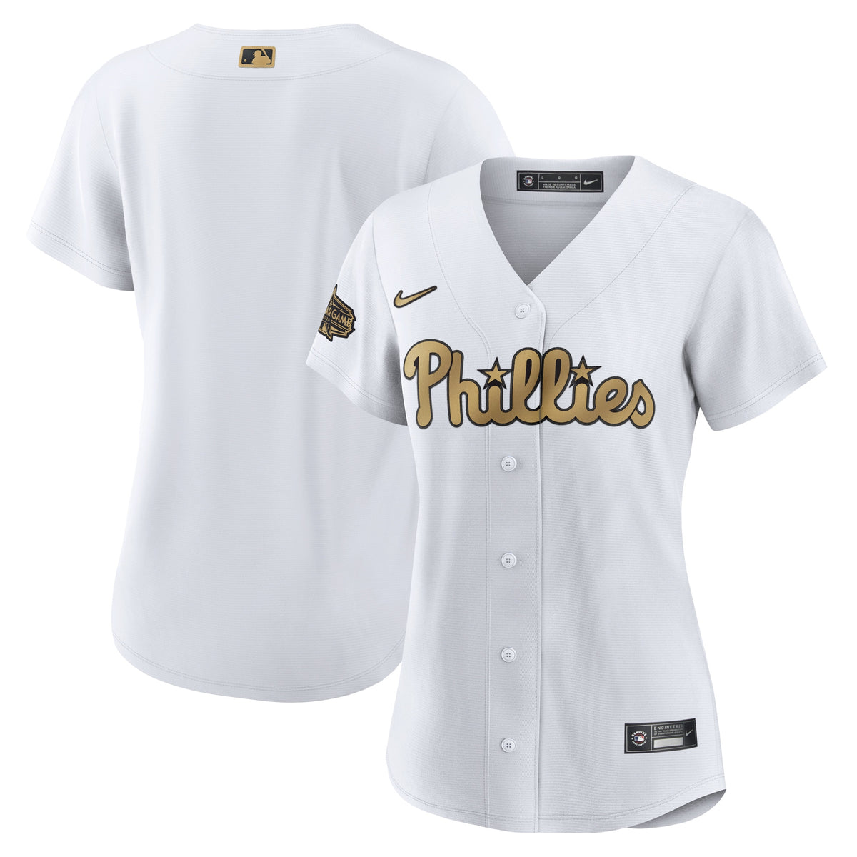 Philadelphia Phillies Nike Womens 2022 Mlb All star Game Replica Blank Jersey White