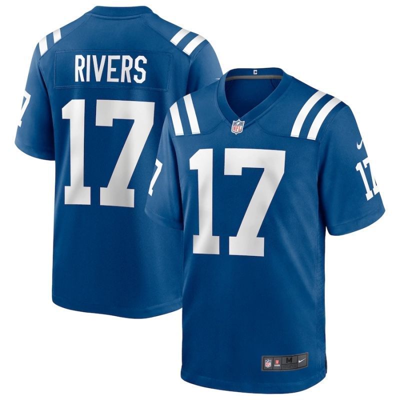 Philip Rivers 17 Nfl 2020 Blue Jersey