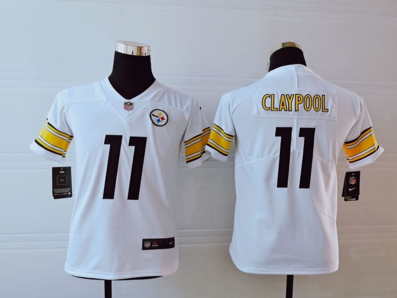 Pittsburgh Steelers Chase Claypool 11 Nfl 2020 New Arrival White Jersey