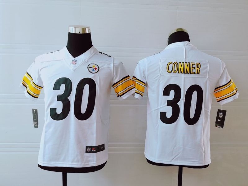 Pittsburgh Steelers James Conner 30 Nfl 2020 White Jersey