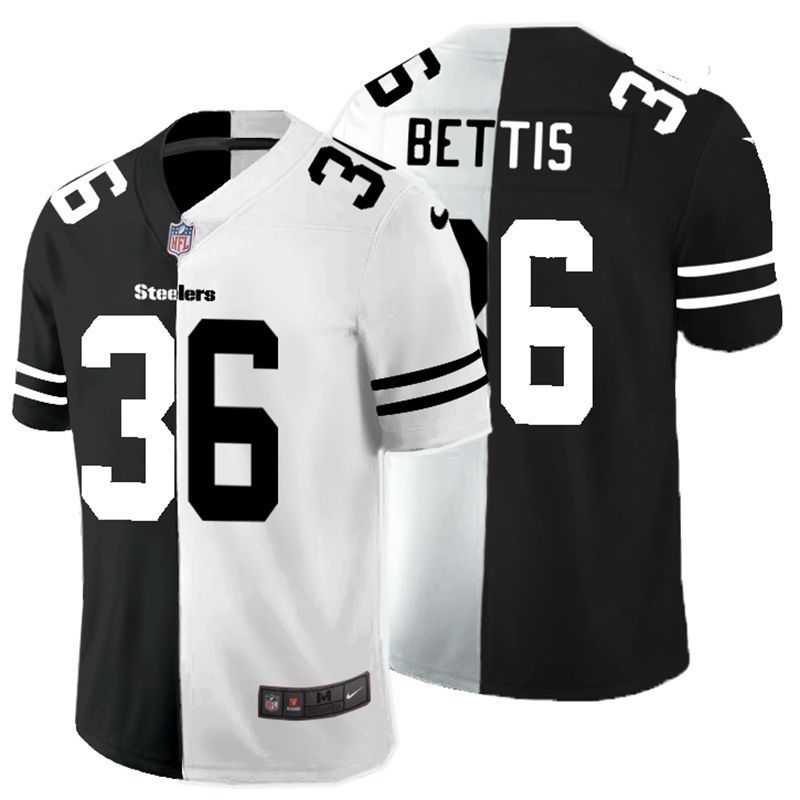 Pittsburgh Steelers Jerome Bettis 6 Nfl 2020 Black And White Jersey