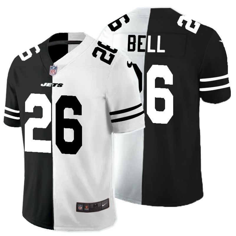 Pittsburgh Steelers Leveon Bell 26 Nfl 2020 Black And White Jersey