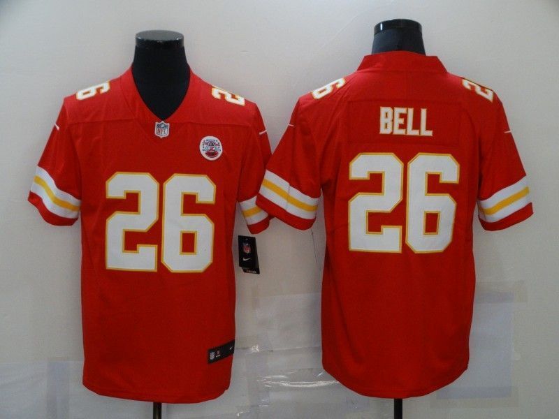 Pittsburgh Steelers Leveon Bell 26 Nfl 2020 Red Orange Jersey