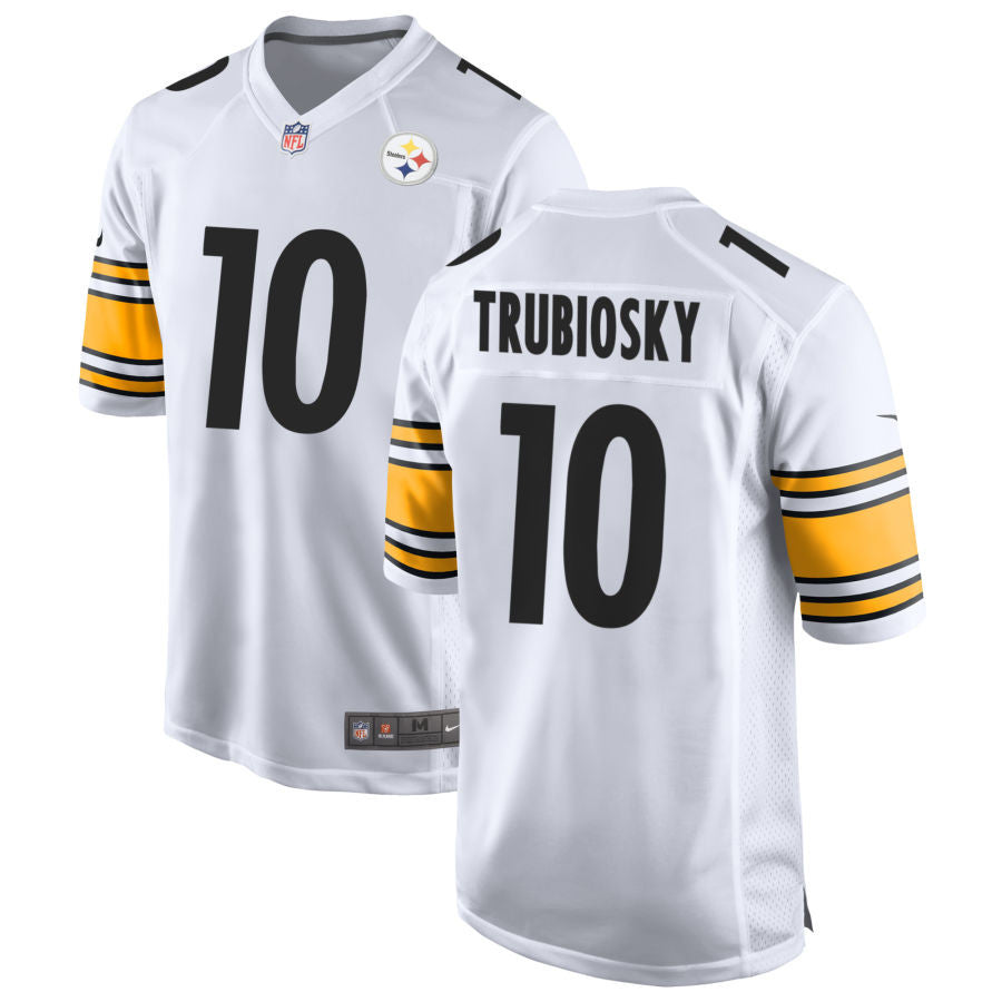 Pittsburgh Steelers Mitchell Trubisky 10 Nfl White Game Jersey Jersey Gift For Steelers Fans