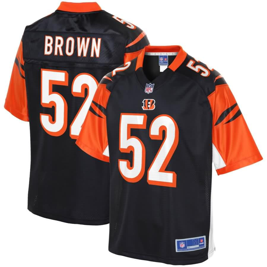 Preston Brown Cincinnati Bengals Nfl Pro Line Player Jersey Black