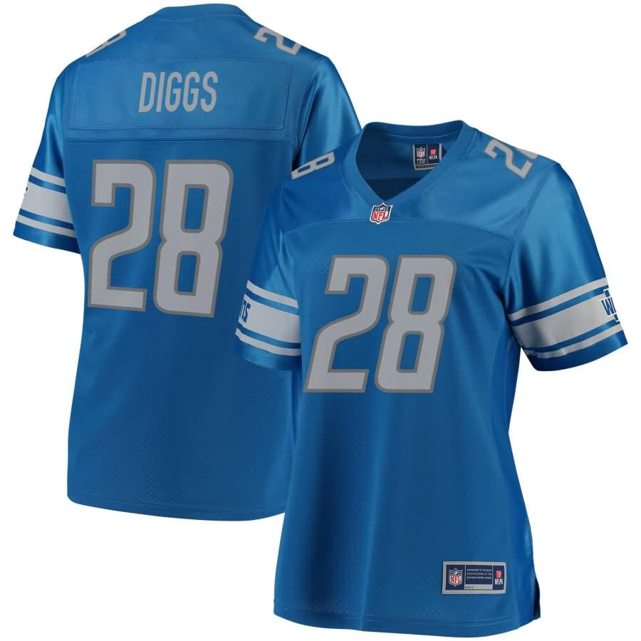 Quandre Diggs Detroit Lions Nfl Pro Line Womens Team Color Player Jersey Blue