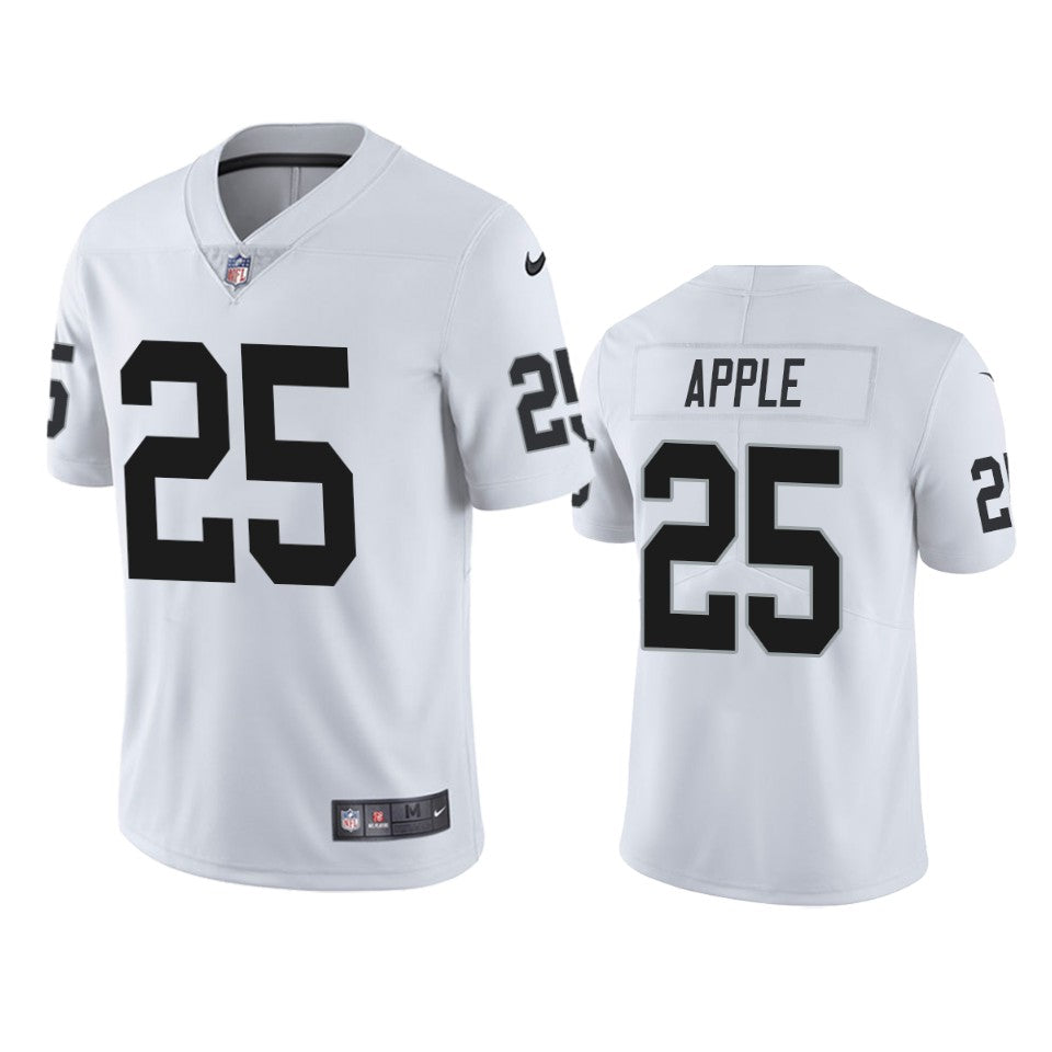 Raiders Eli Apple Vapor Untouchable Limited White Jersey Mens