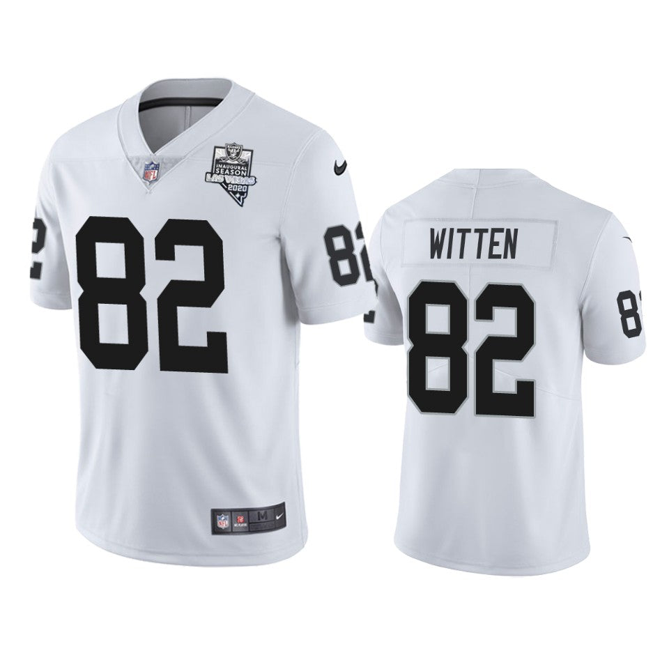 Raiders Jason Witten Inaugural Season White Vapor Limited Jersey Mens
