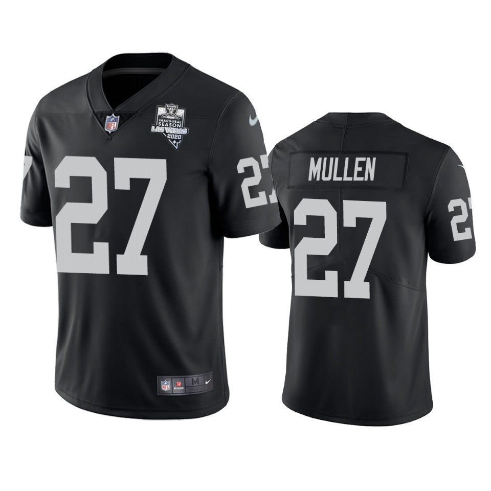 Raiders Trayvon Mullen Inaugural Season Black Vapor Limited Jersey Mens