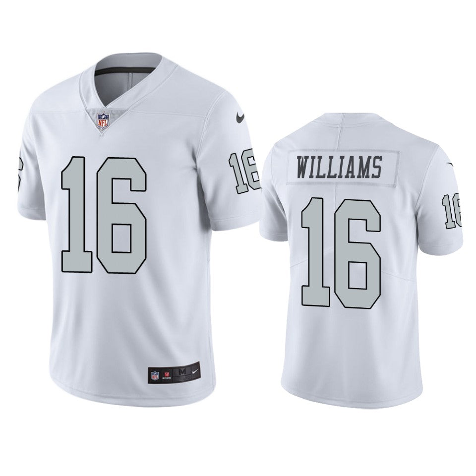 Raiders Tyrell Williams White Color Rush Limited Jersey