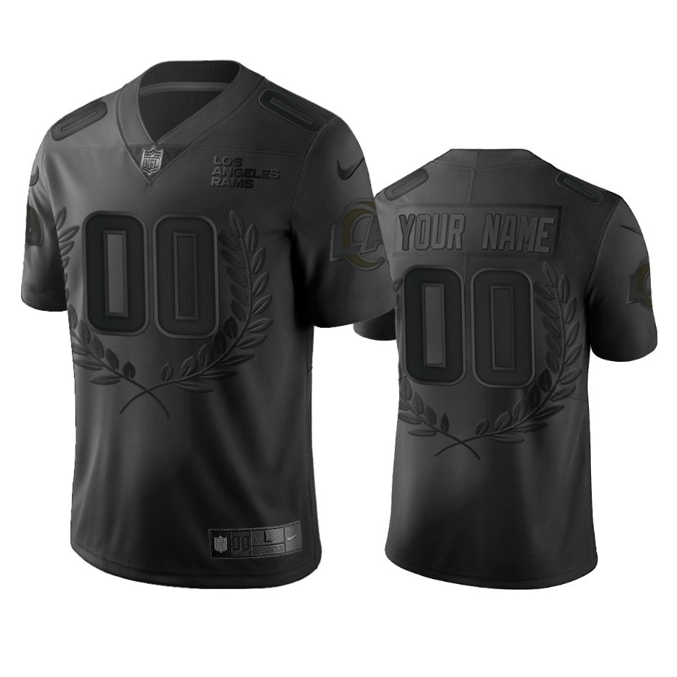 Rams Custom Black Mvp Limited Jersey
