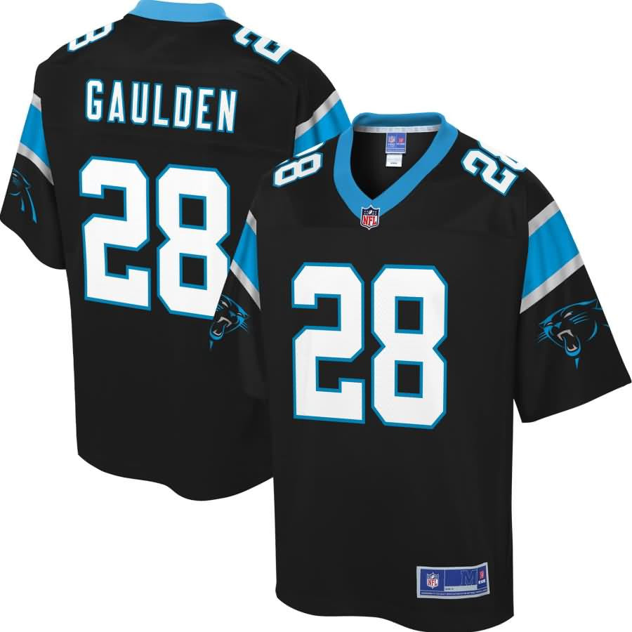 Rashaan Gaulden Carolina Panthers Nfl Pro Line Youth Player Jersey Black