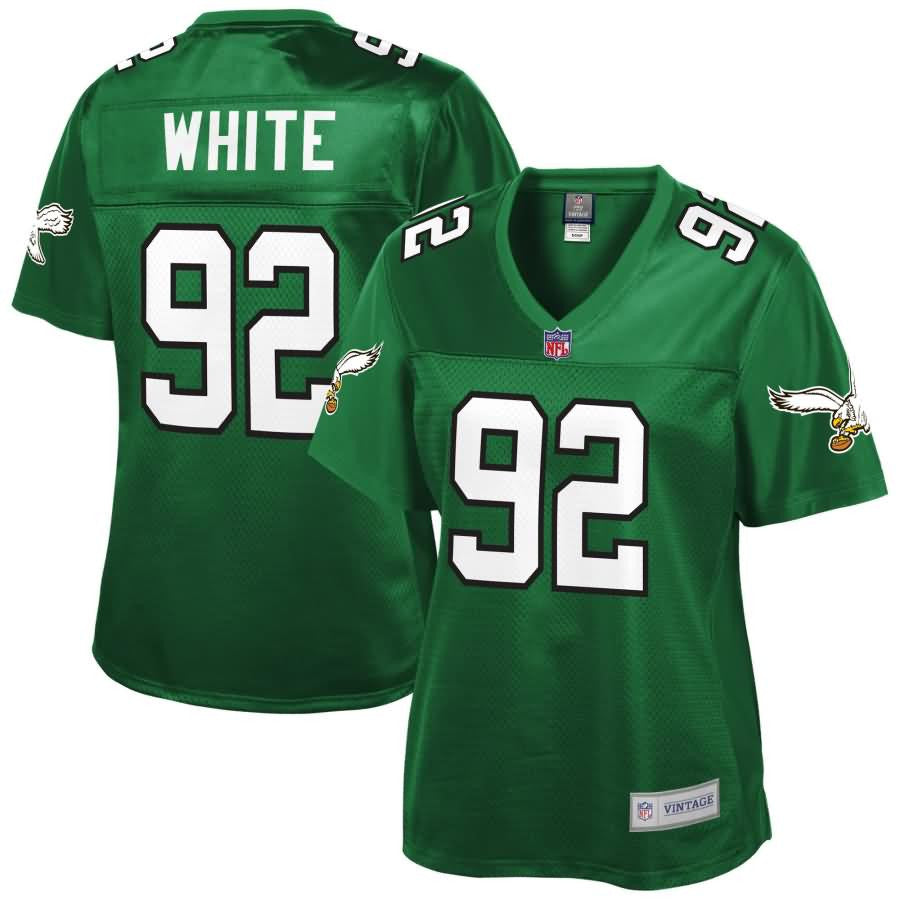 Reggie White Philadelphia Eagles Nfl Pro Line Womens Retired Player Jersey Kelly Green