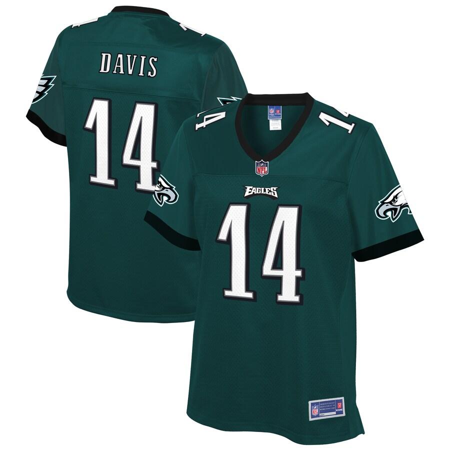 Robert Davis Philadelphia Eagles Nfl Pro Line Womens Team Player Jersey Midnight Green
