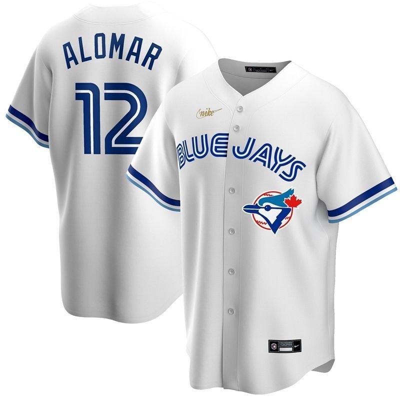 Roberto Alomar 12 Toronto Blue Jays 2020 Mlb White Jersey