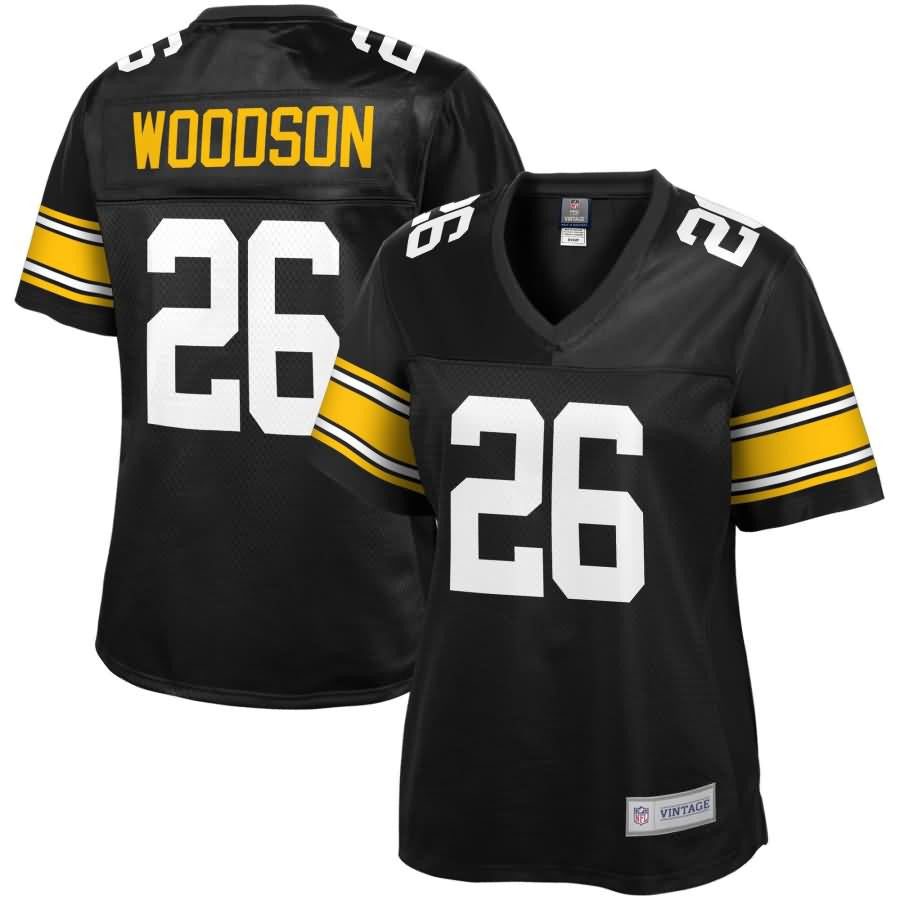 Rod Woodson Pittsburgh Steelers Nfl Pro Line Womens Retired Player Jersey Black