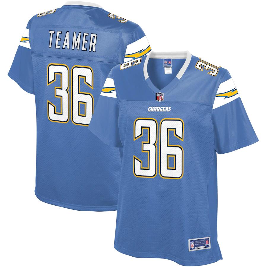 Roderic Teamer Los Angeles Chargers Nfl Pro Line Womens Alternate Team Player Jersey Powder Blue
