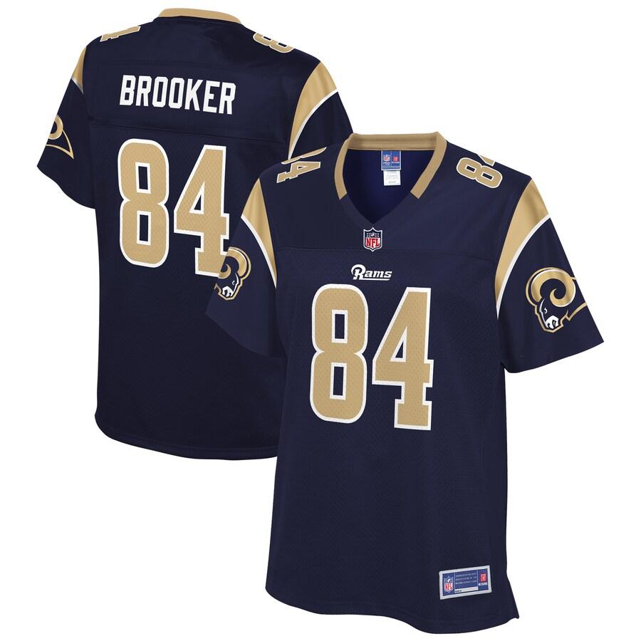 Romello Brooker Los Angeles Rams Nfl Pro Line Womens Team Player Jersey Navy