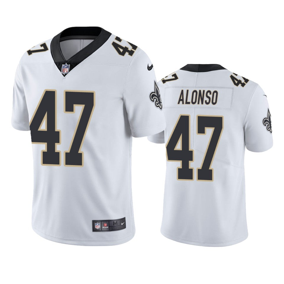 Saints Kiko Alonso Vapor Untouchable Limited White Jersey Mens