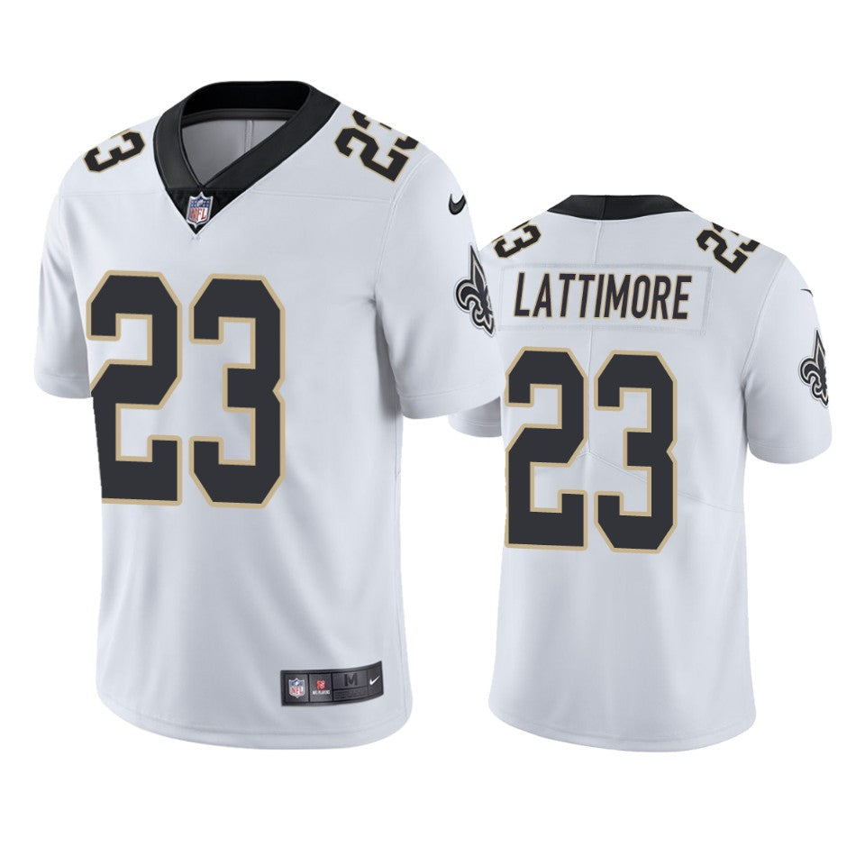 Saints Marshon Lattimore Vapor Untouchable Limited White Jersey Mens