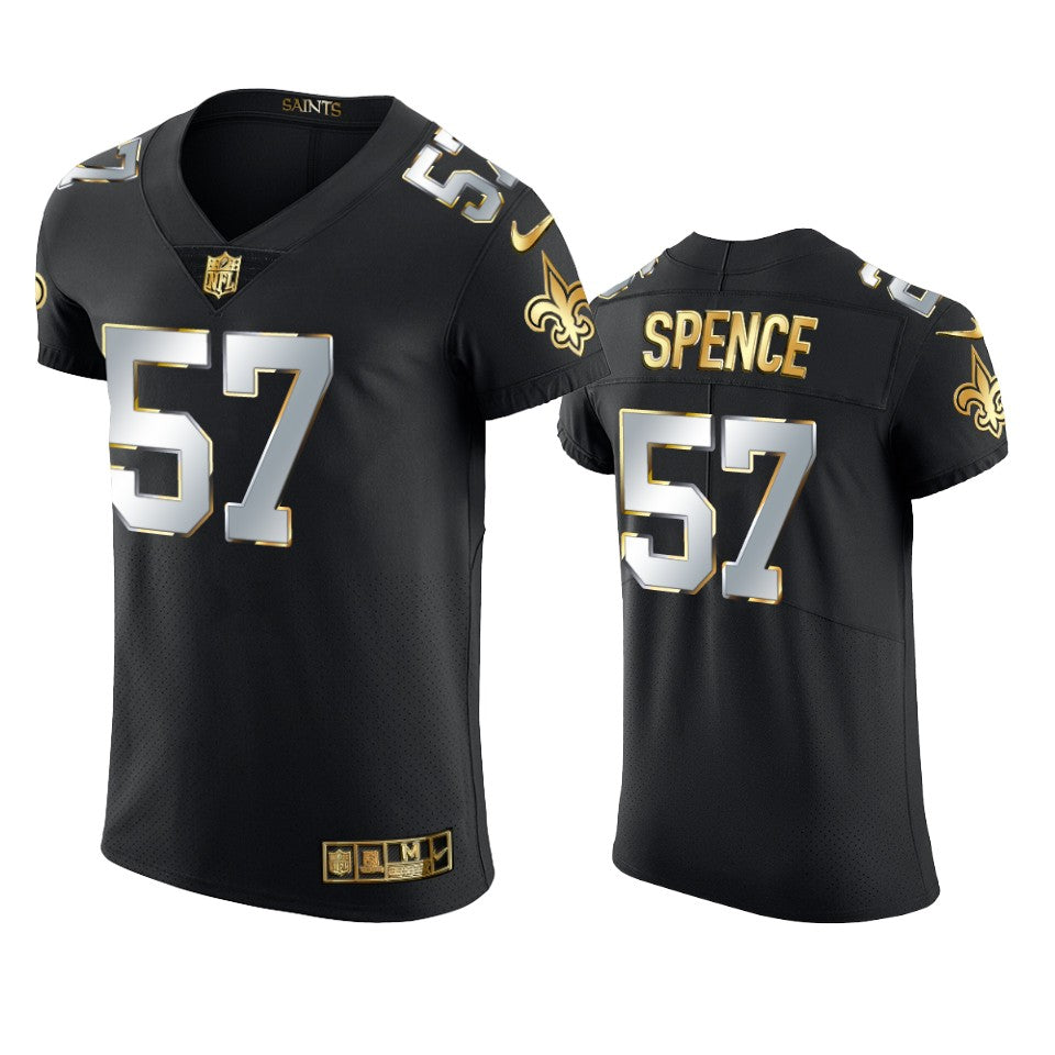 Saints Noah Spence Golden Edition Black Elite Jersey