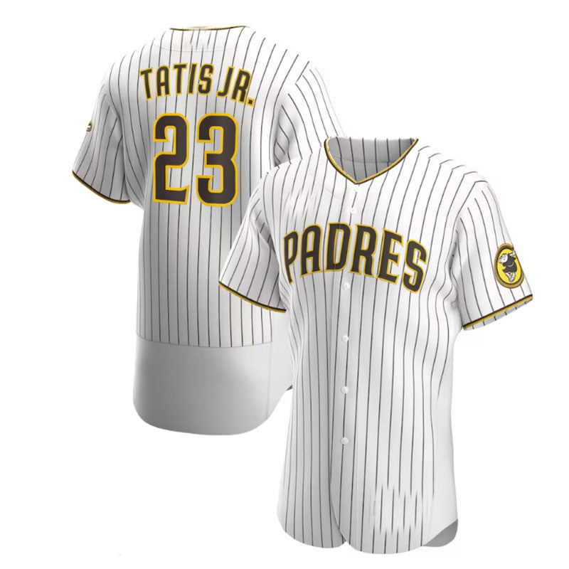 San Diego Padres #23 Fernando Tats Jr. Home Authentic Player Jersey White Brow