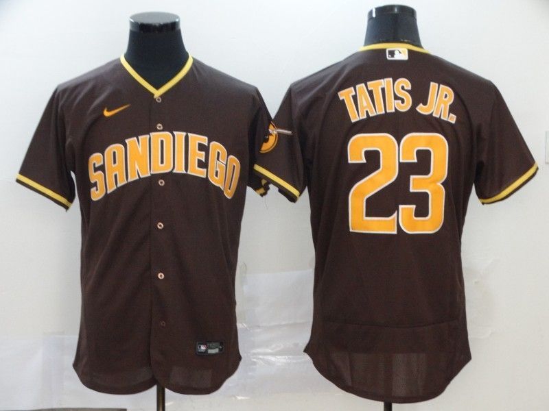 San Diego Padres Fernando Tatis Jr 23 Mlb 2020 Brown Jersey