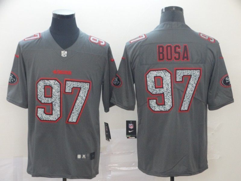 San Francisco 49ers Nick Bosa 97 2020 Nfl Grey Jersey Jersey