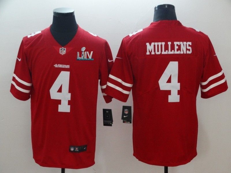 San Francisco 49ers Nick Mullens 4 2020 Nfl Red Jersey Jersey