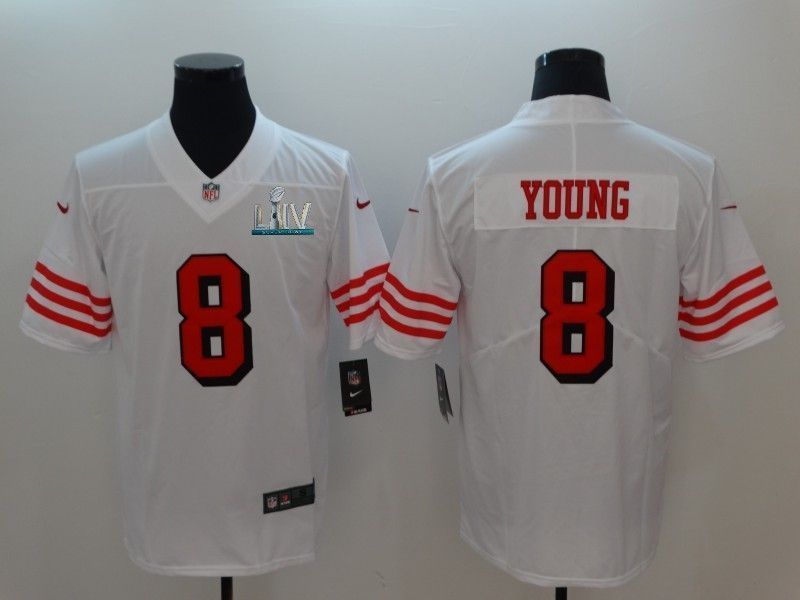 San Francisco 49ers Steve Young 8 2020 Nfl White Jersey Jersey